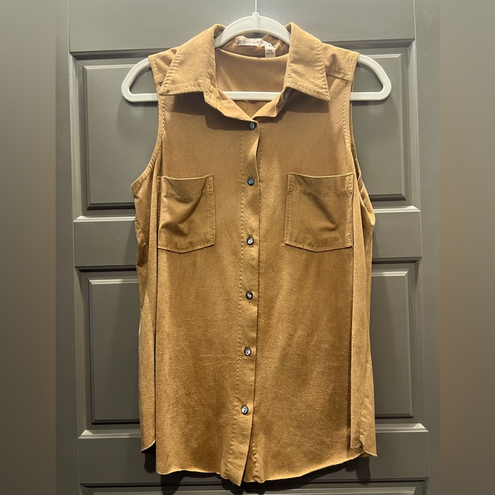 Chelsea & Violet - Suede Top - Medium